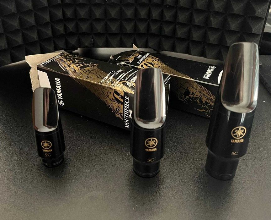 Boquilhas para saxofone soprano, alto e tenor (A27, 5C, Metalite)