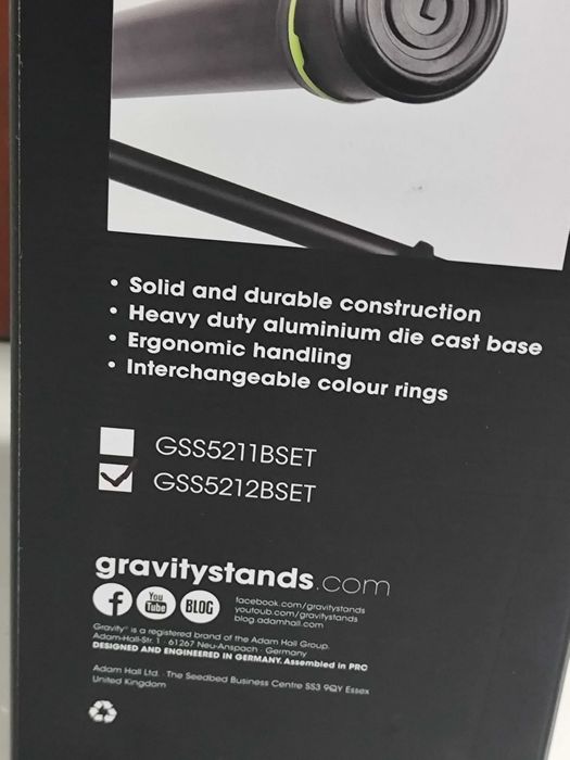 Tripés de coluna novos Gravity SS 5211 B Set 1