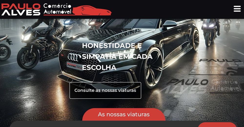 PAULO ALVES COMÉRCIO AUTOMÓVEL top banner