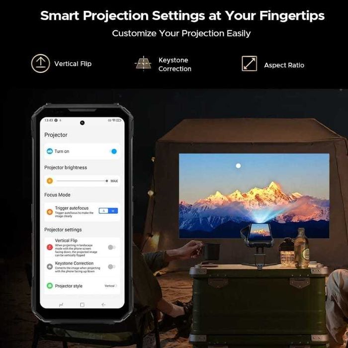 Doogee V Max Play 5G 16GB/512GB IP69K 2.5GHz PROJECTOR64354151225858124