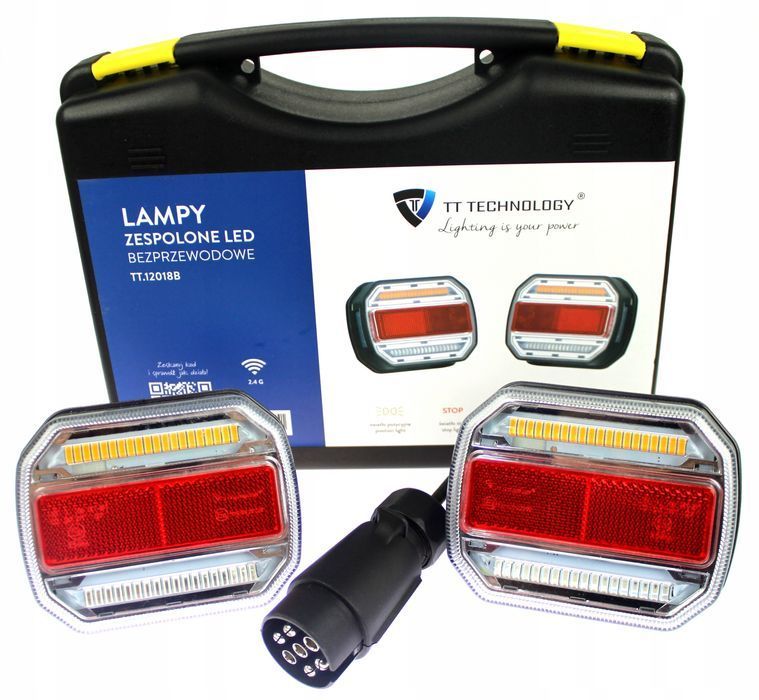 Lampy Tylne Led Bezprzewodowe Na Magnes 12V 24V