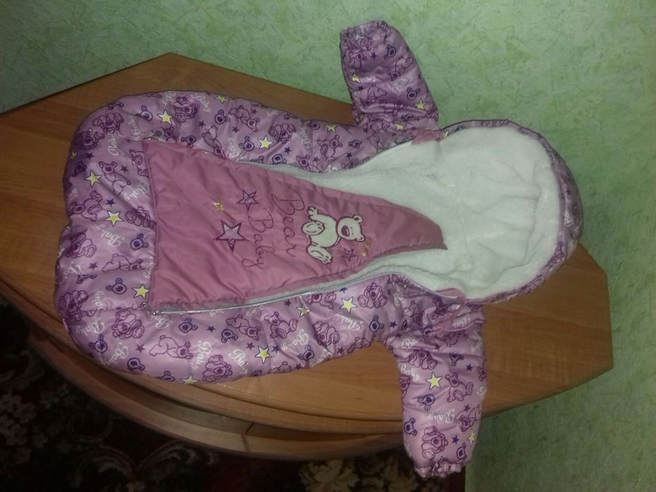 Зимовий комбінезон/конверт на виписку/ в коляску