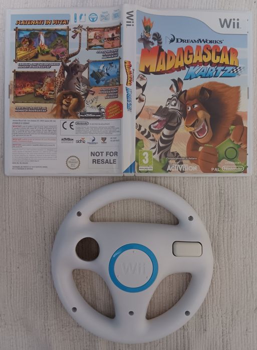 Madagáscar Kartz + Volante Nintendo Wii