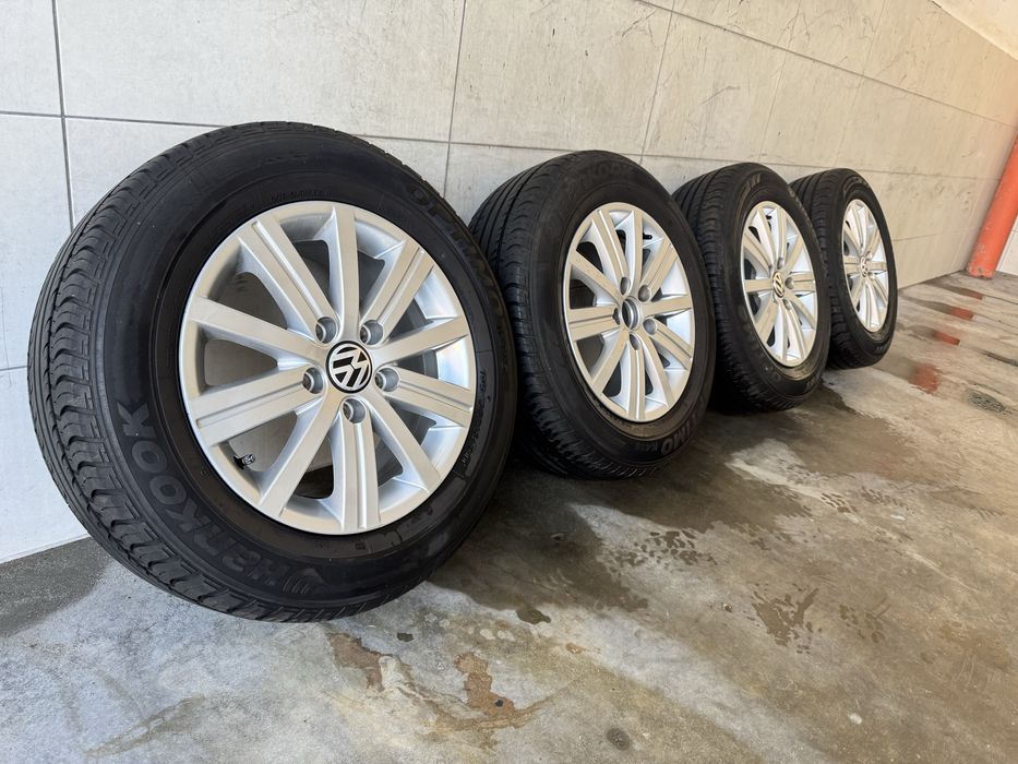 Original диски з резиной R15 5/112 VW Golf Touran Caddy Passat Jetta ...