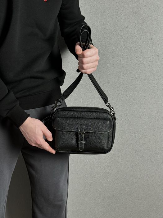 Чоловіча сумка Coach мужская сумка барсетка мессенджер клатч через пле