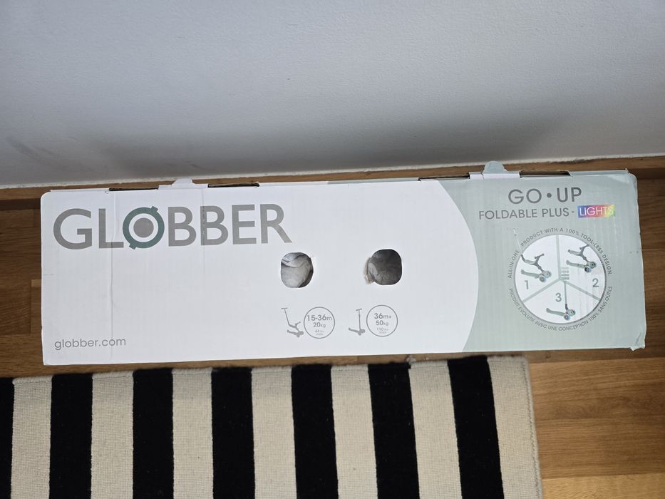 Trotinete de Criança 3 em 1 com caixa - usada 3 vezes