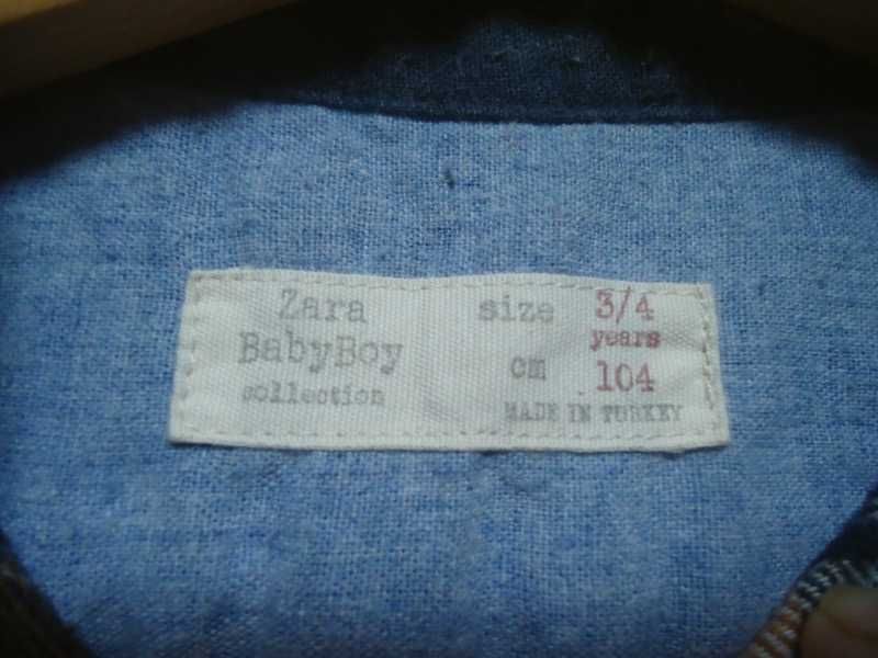 Camisa Zara - 3/4 anos