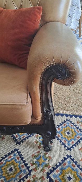 Sofás Vintage em Pele