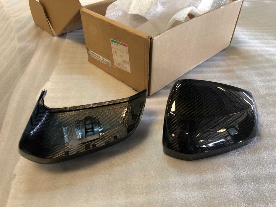 Capas de Espelho Retrovisor em Fibra de Carbono — Originais Audi