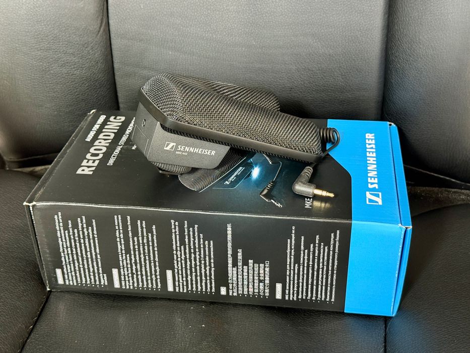 Mikrofon stereofoniczny Sennheiser MKE 440 – Stan jak NOWY! (użyty < 5h)