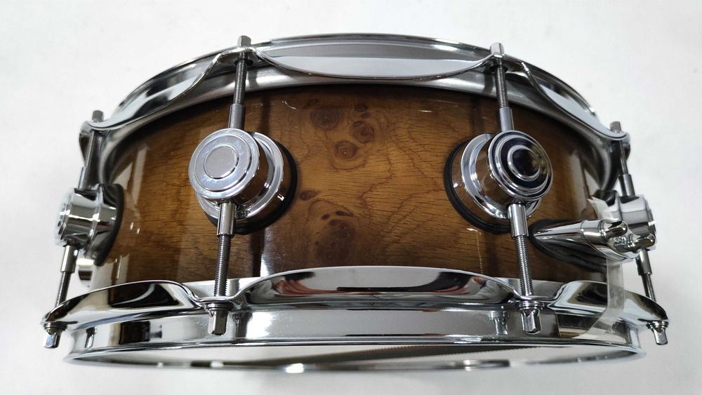 Kolekcjonerski werbel DW 14x5" Maple VLT Exotic Campher Burl!