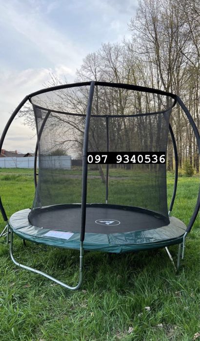 НАЙБЕЗПЕЧНІШІ! Батут з внутрішньою сіткою Atleto! 152 252 312 374 404