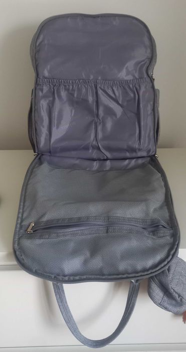 Mochila maternidade e porta documentos