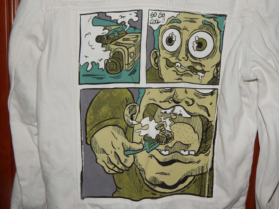 Куртка джинсовая ZARA джинсовка белая оригинал размер S - M Cropp