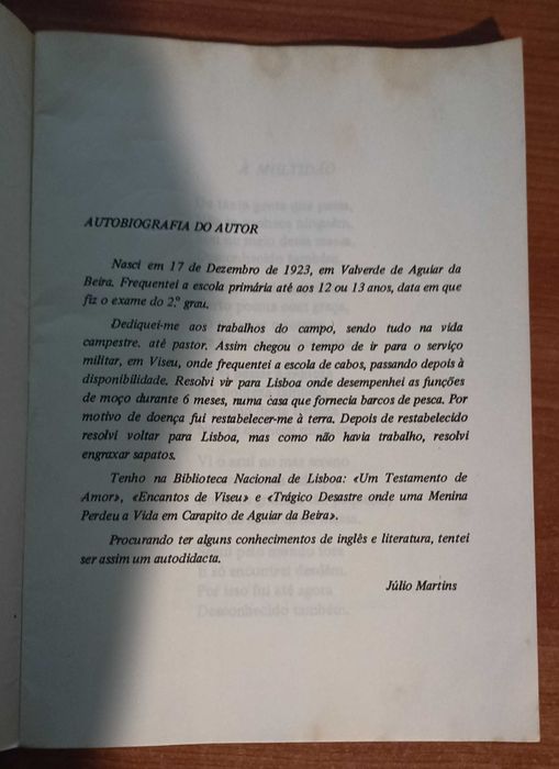 Nostalgia Poética 2º Volume de Júlio Martins