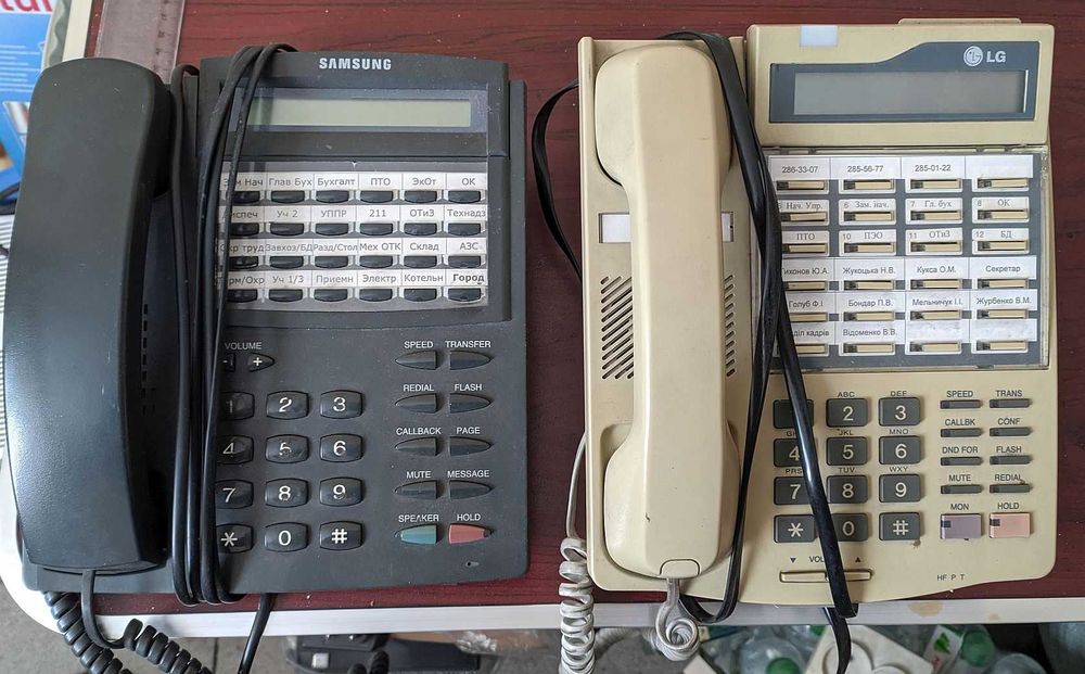 офісні АТС LG GHX-46 та Samsung NX-1232 з систем тлф робочі