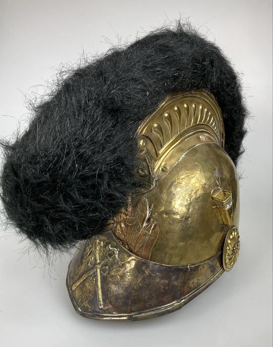 Mosiężny hełm strażacki model 1848/52