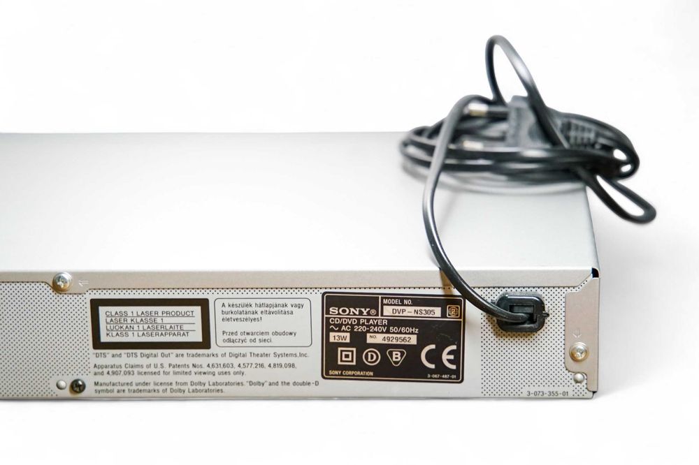 Odtwarzacz DVD Sony DVP-NS305 Srebrny | CD MP3 DTS