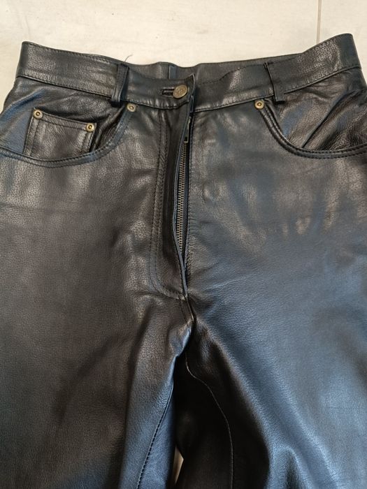 Шкіряні штани брюки