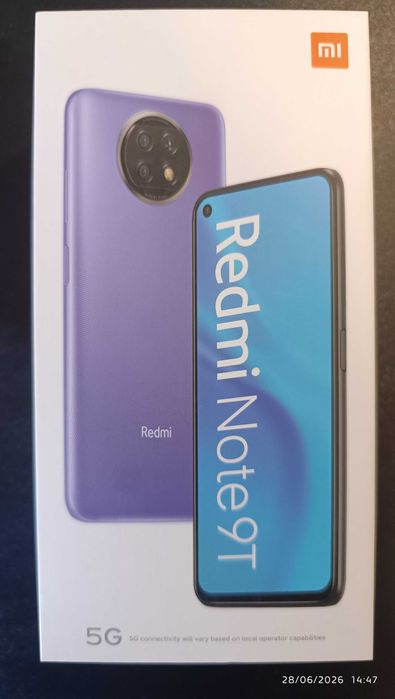 Redmi Note 9T 4GB 128GB Daybreak Purple