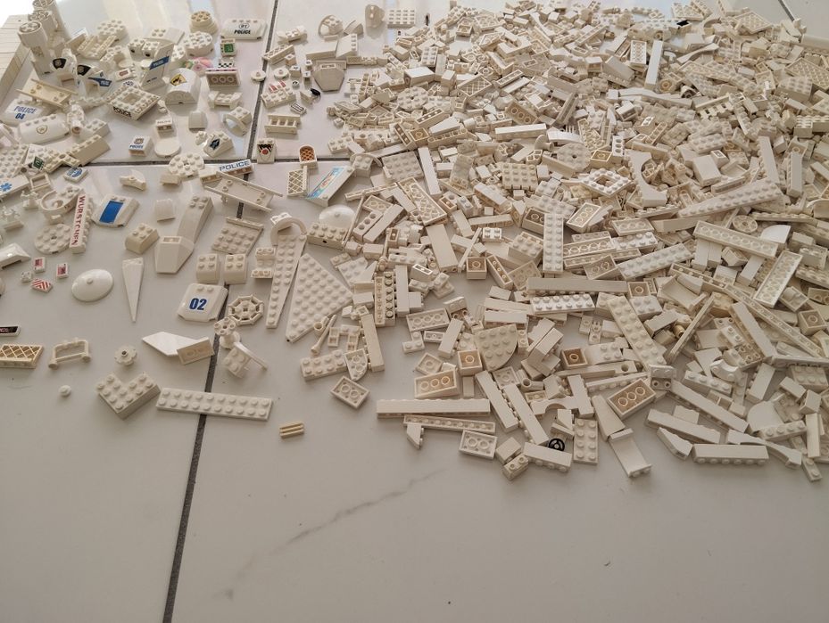LEGO peças original cor branca