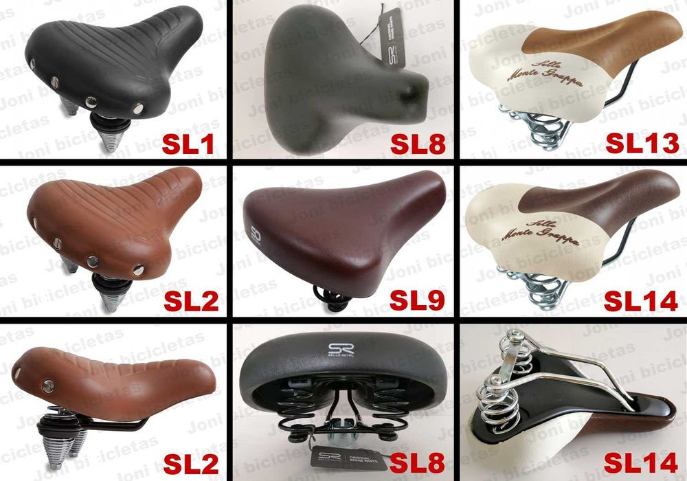 Selim / assento de bicicleta pasteleira, corrida, BMX, MTB, criança