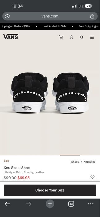 Vans Knu Skool кеди ОРИГІНАЛ