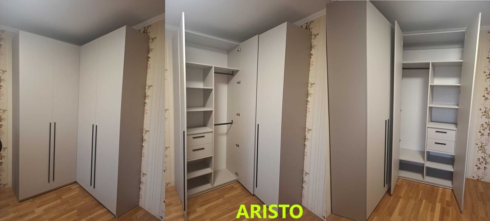 Шафа для одягу в спальню, передпокій, гардероб під замовлення