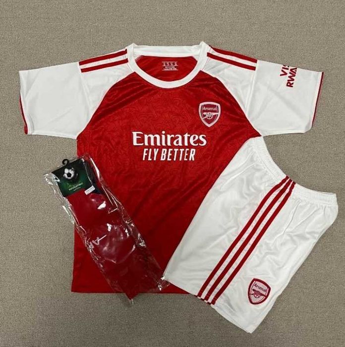 Komplet piłkarski koszulka Viktor Gyokeres Arsenal Londyn rozmiary