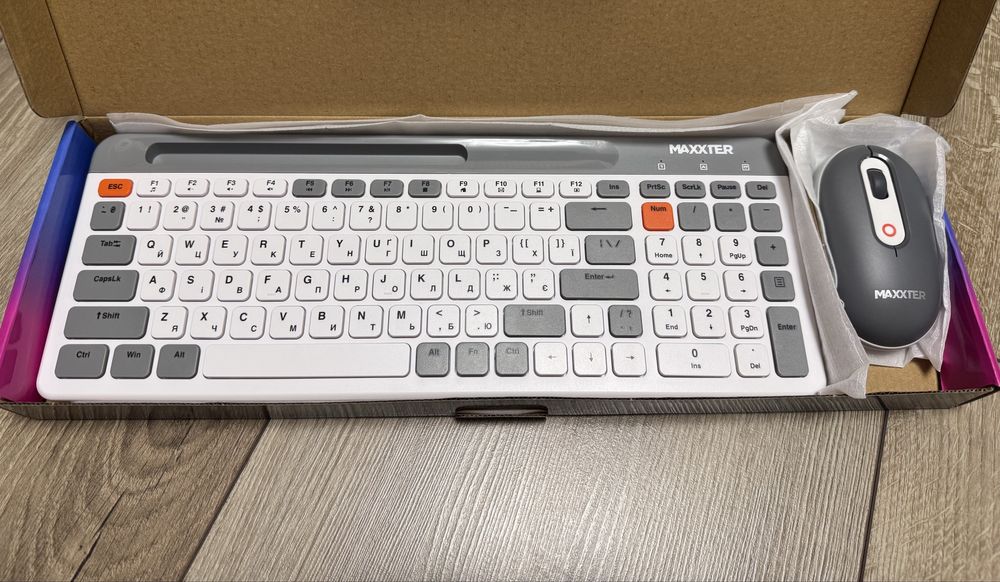 Клавіатура Maxxter KMS-WCM-03G-UA Wireless
