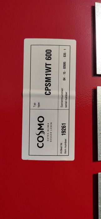 Bufor 600 L zasobnik GWT EPS COSMO zbiornik GWARANCJA