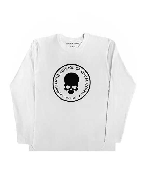 Лонг NUMBER NINE longsleeve (opium, y2k, archive