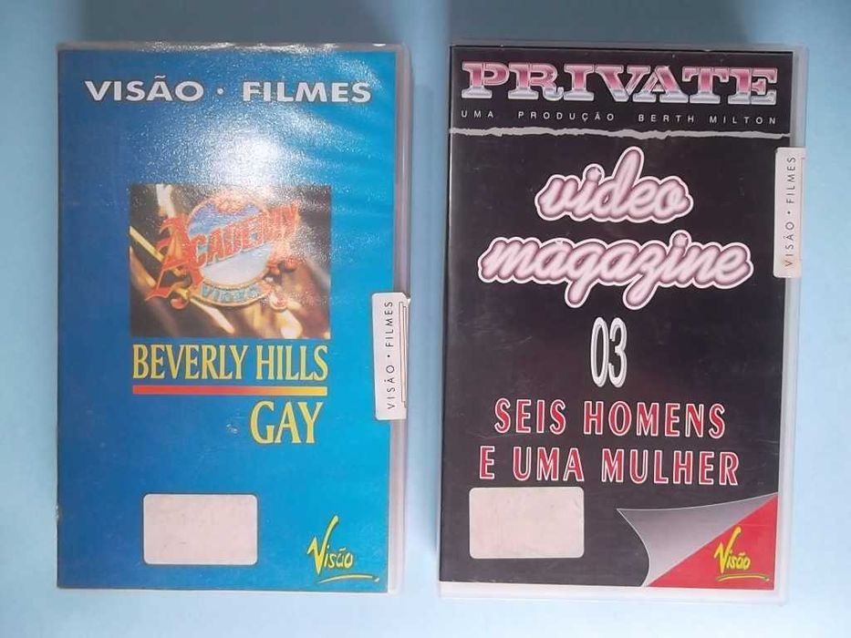 10 filmes em VHS Hardcore XXX edições originais anos 80.