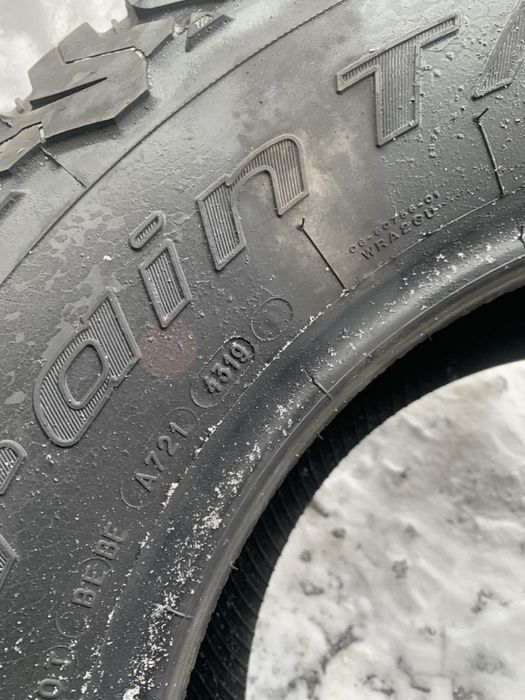 Шини 285/70 R17 BFGoodrich 7мм, всесезон, 2019р