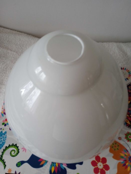 Klosz szklany biały