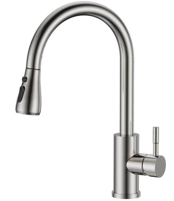 Bateria kuchenna, wyciągana wylewka FORIOUS stal nierdzewna