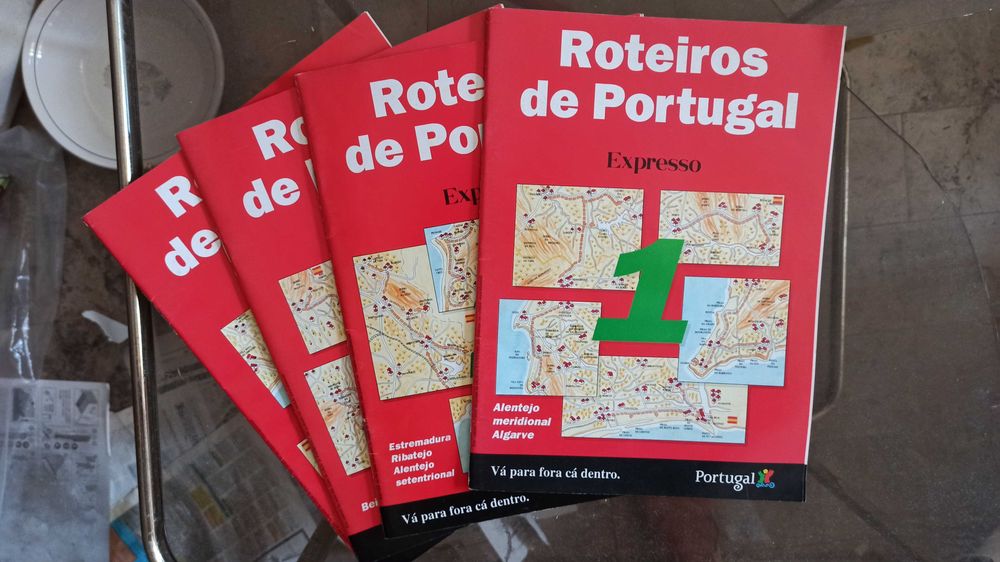 Roteiros de Portugal - Expresso - 4Volumes