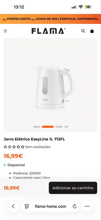 Jarro eletrico qilive 1L