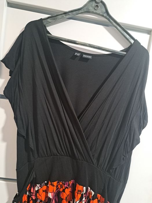 Sukienka długa w maki xxl