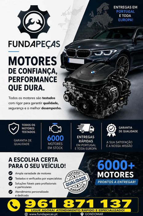 Motores usados/recondicionados c/garantia