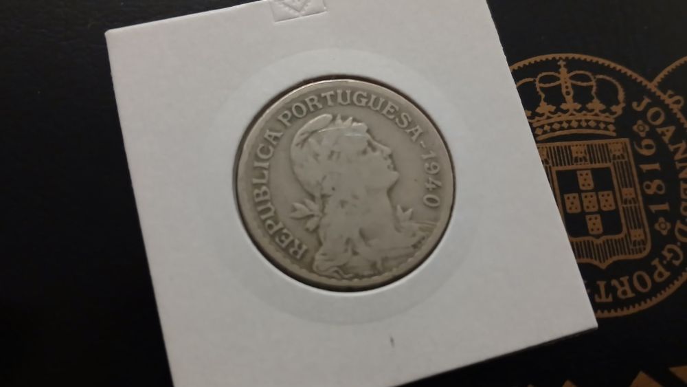 Moedas de 1 Escudo de 1939, 1940 e 1944