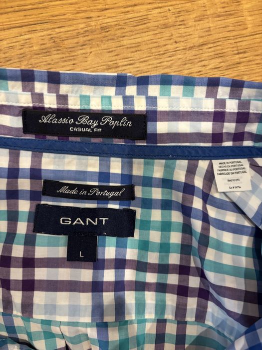 Gant stylowa koszula GANT w kratkę, rozmiar L.