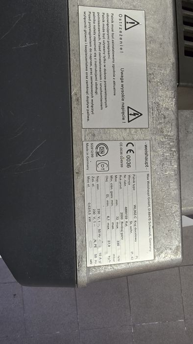 Palnik olejowy weishaupt WL30Z-C