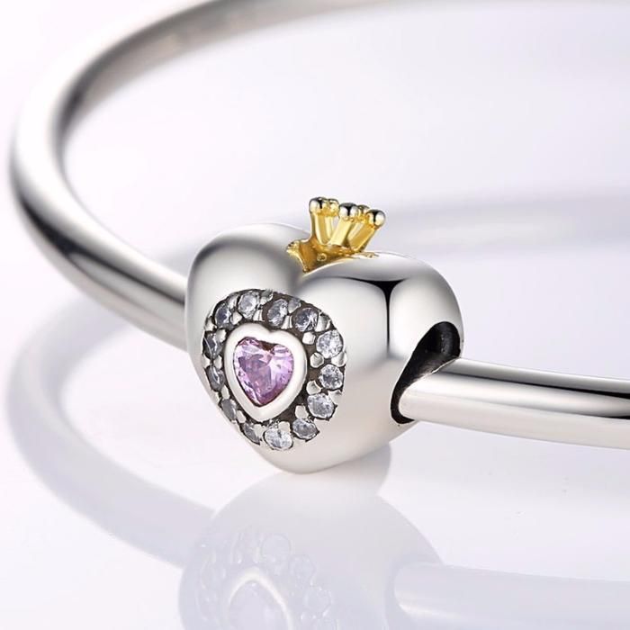 Бусины Пандора Pandora Style сердце с короной