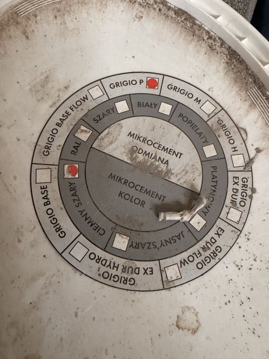 Mikrocement 20 kg posadzka