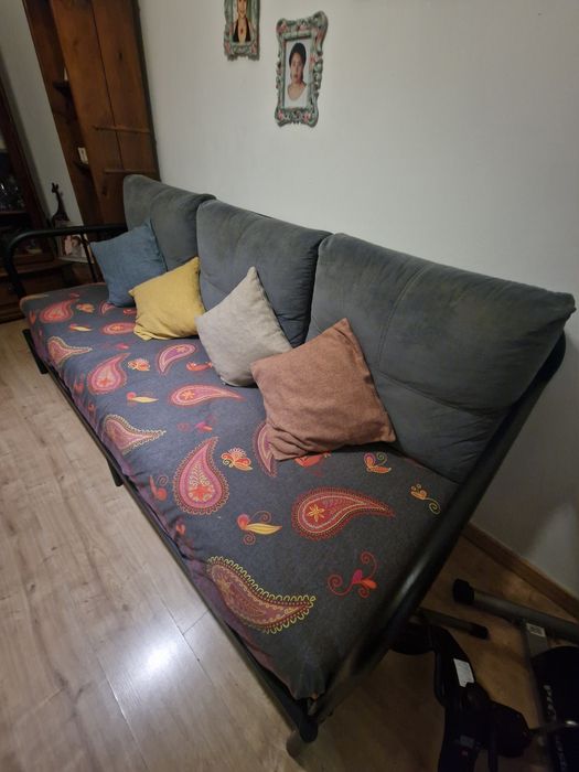 Sofá cama de ferro