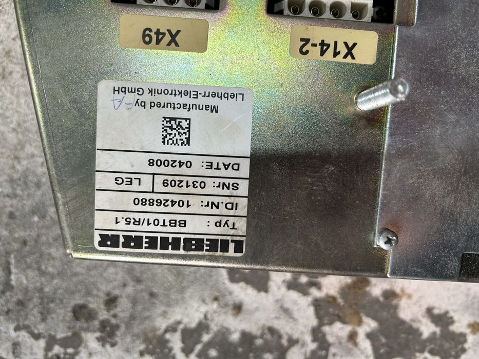 Monitor panel sterowania do koparki liebherr