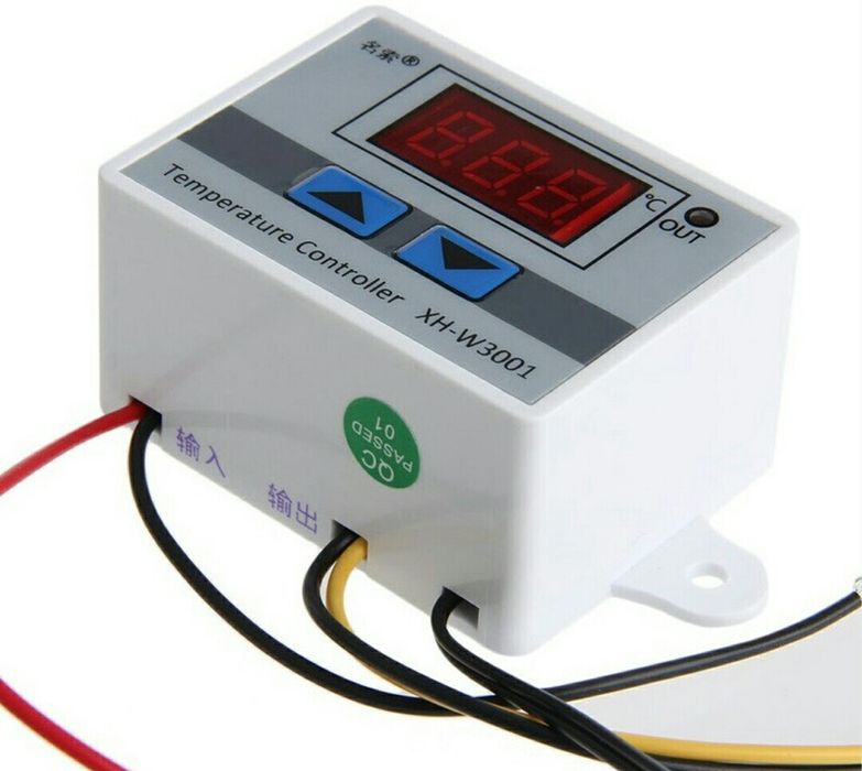 Терморегулятор XH-W3001 12/220V . термореле. 10А. 1,5 кВт. С термопаро ...