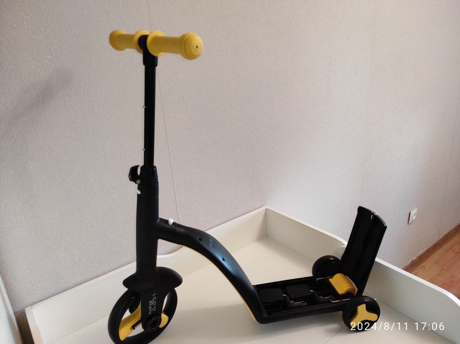 Самокат, велосипед, беговел, трансформер