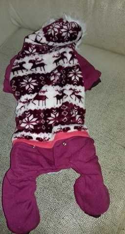 Casaco fuschia para cadelinha de porte pequeno ou médio NOVO